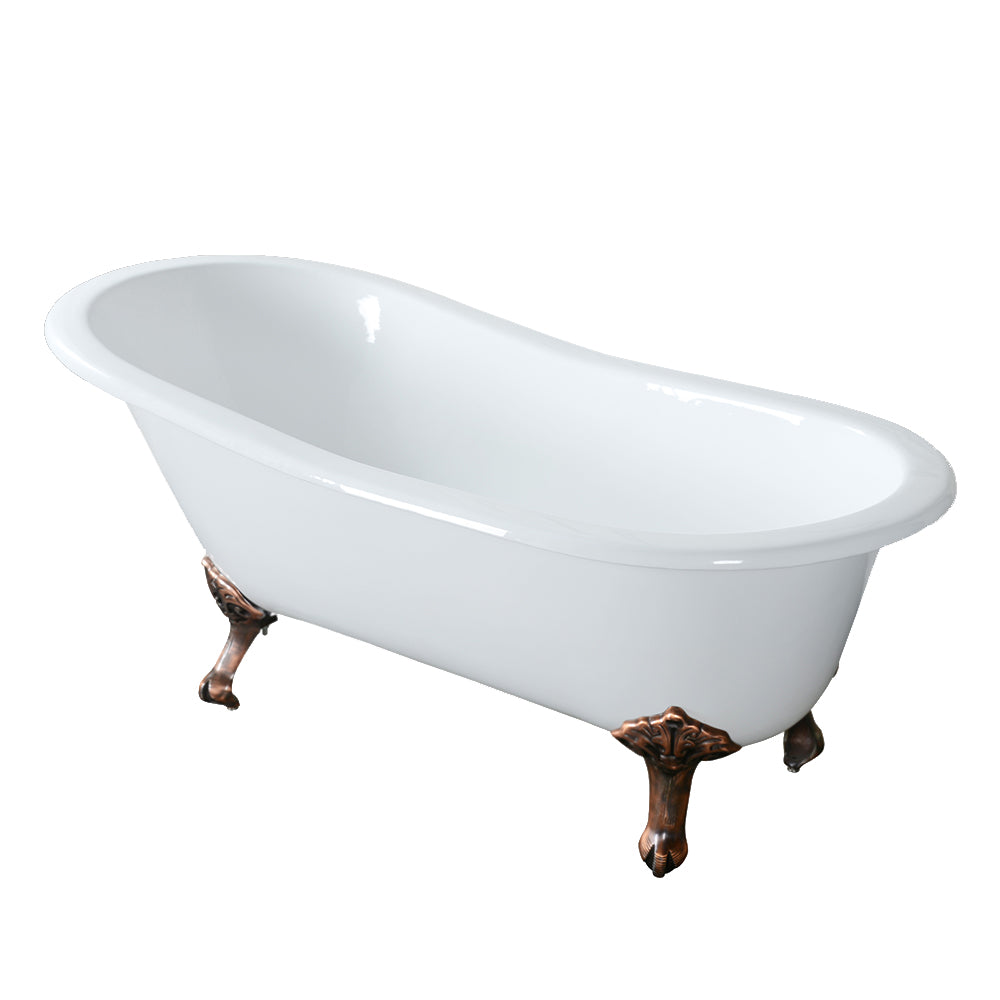 Griffin 61″ Cast Iron Slipper Tub Kit – Oil Rubbed Bronze Accessories —  Barclay Products Limited