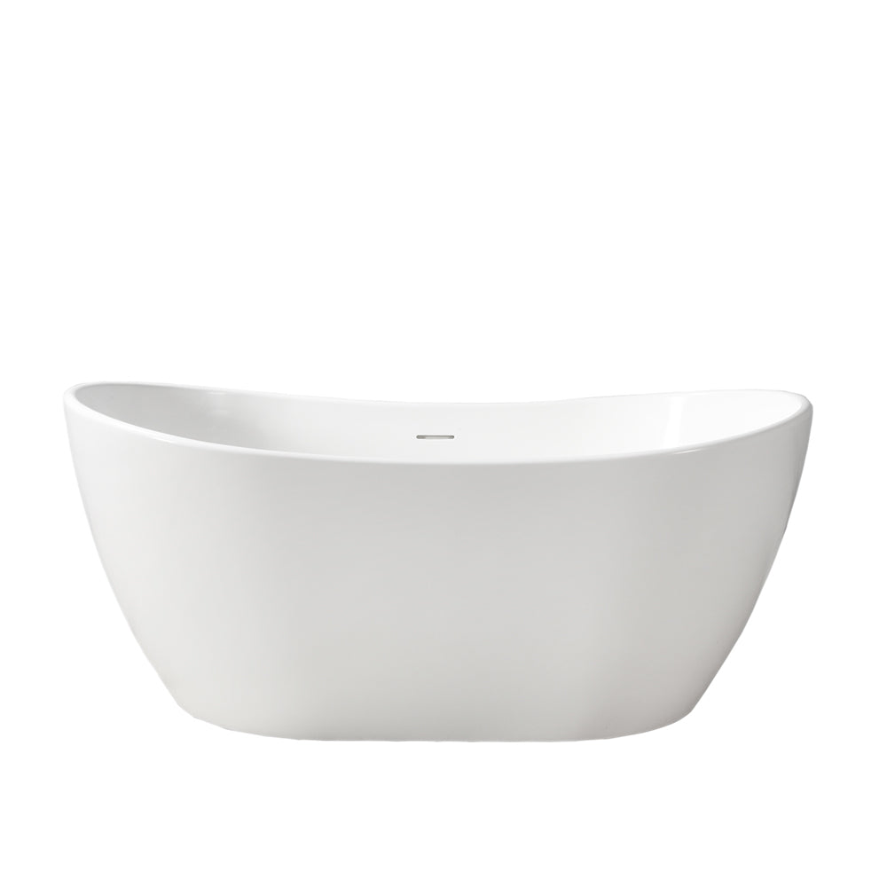 Barclay RTOVN64-OF-WH Howe 65 Resin Freestanding Tub