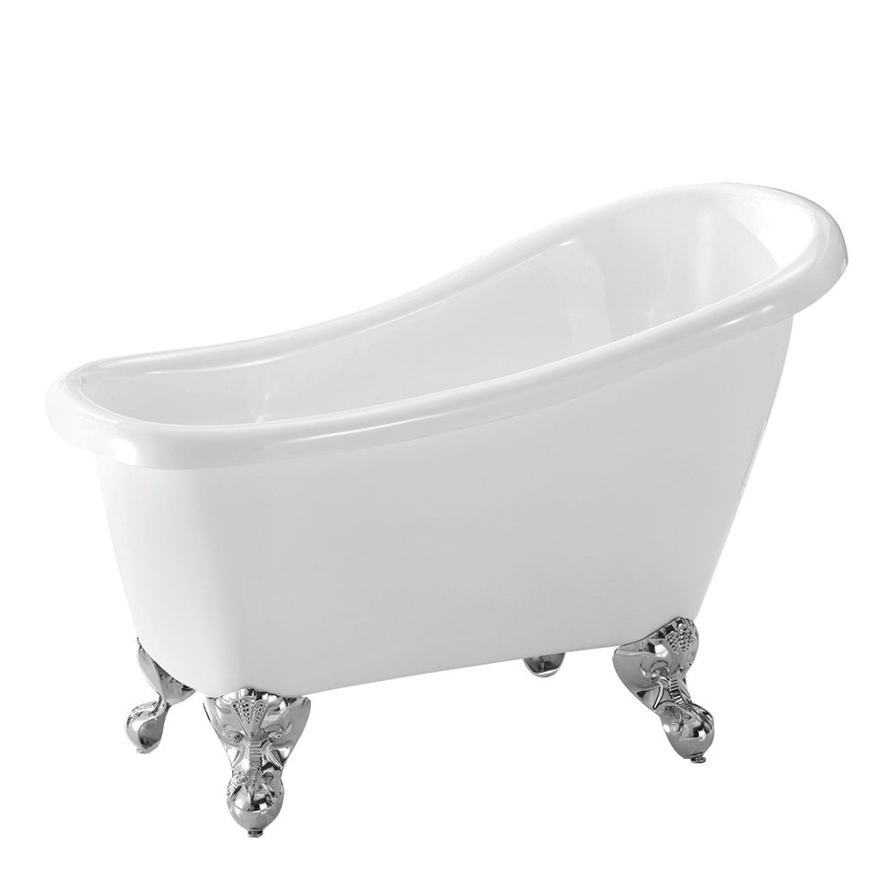 Barclay Products 5 ft. Acrylic Ball and Claw Feet Slipper Tub in