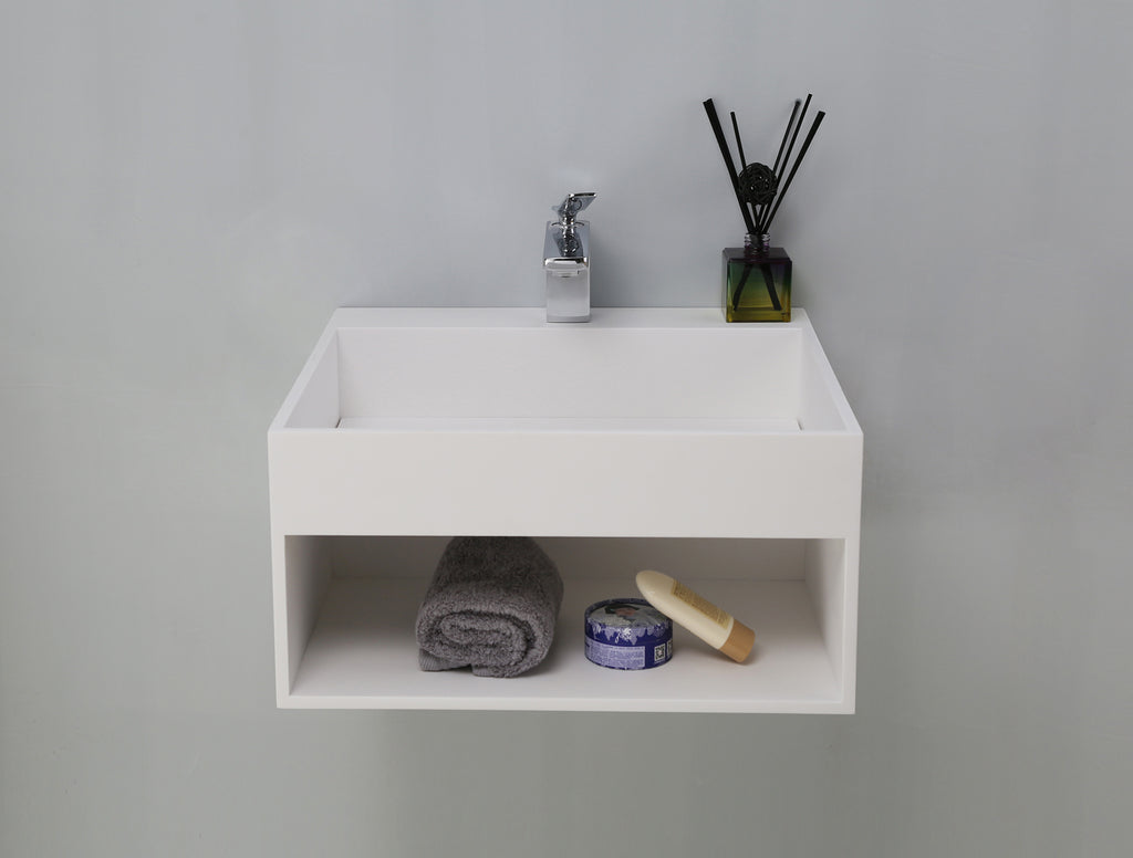 Moneta Resin Wall-Mount Sink