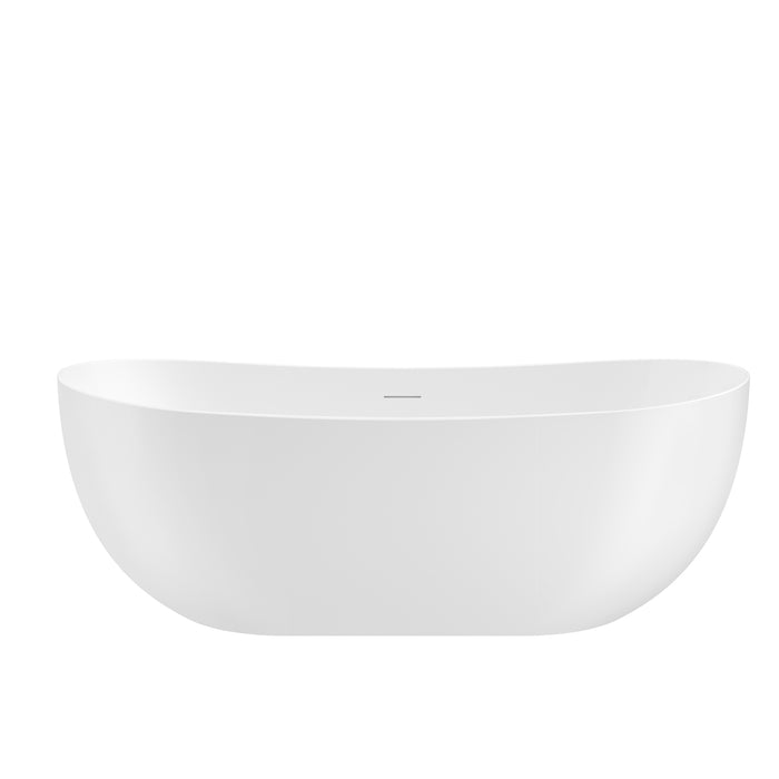 Kinsley 67" Acrylic Tub in Matte White