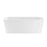 Tambora 67" Acrylic Rectangular Tub in Matte White