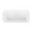 Tambora 67" Acrylic Rectangular Tub in Matte White