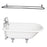 Beecher 60″ Cast Iron Roll Top Tub Kit – Polished Chrome Accessories