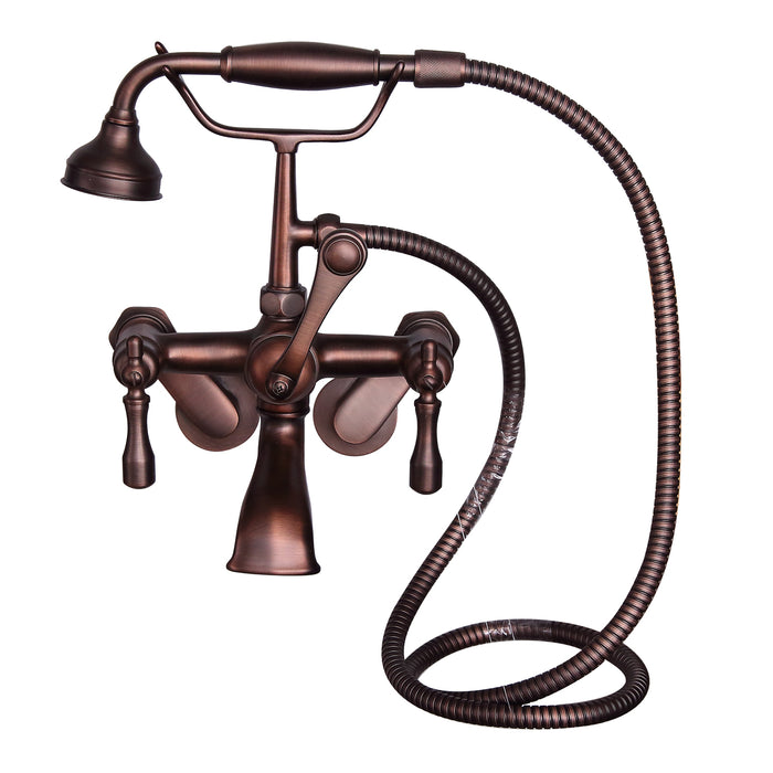 Brocton 65″ Cast Iron Roll Top Tub Kit – Oil Rubbed Bronze Accessories