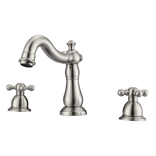 Aldora Widespread Lavatory Faucet with Metal Cross Handles