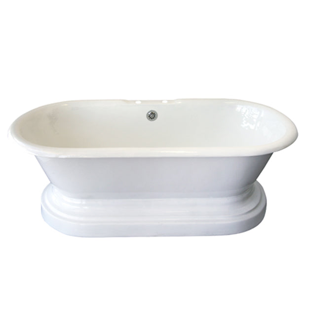 Beecher 60″ Cast Iron Roll Top Tub Kit – Oil Rubbed Bronze