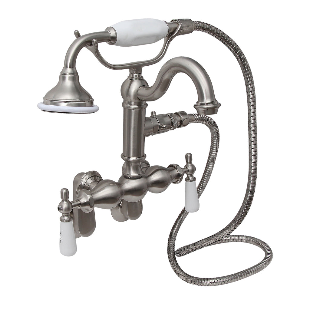 Tub Wall-Mounted Filler with Hand-Held Shower — Barclay Products