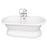 Duet 67″ Cast Iron Double Roll Top Tub Kit – Polished Chrome Accessories