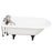 Bartlett 60″ Cast Iron Roll Top Tub Kit – Oil Rubbed Bronze Accessories